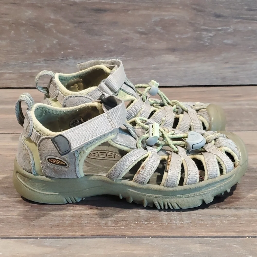 Keen Kids Boy Outdoor Hiking Waterproof Sandals shoes sz 12 Toddler